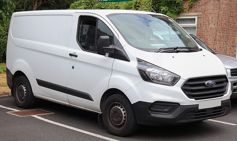 A Ford Transit Custom low roof van