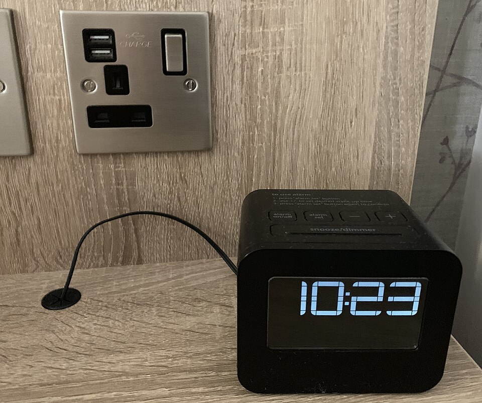a digital clock in Glasgow