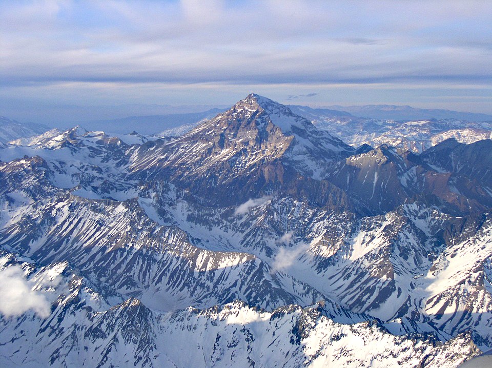Aerial view of Aconcagua