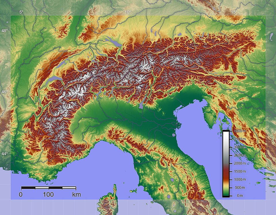 Map with international borders marked.