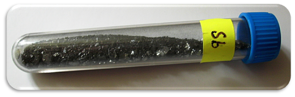 Powdered antimony