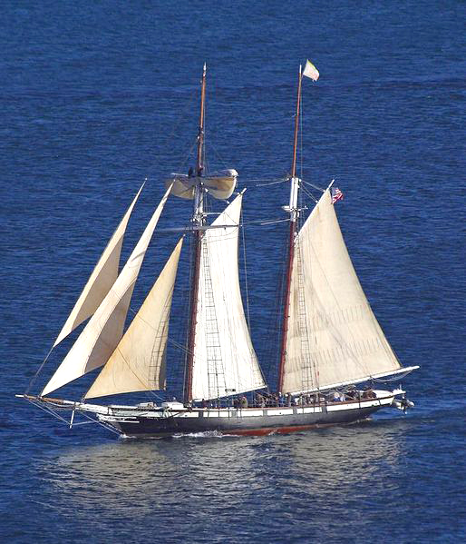A schooner.