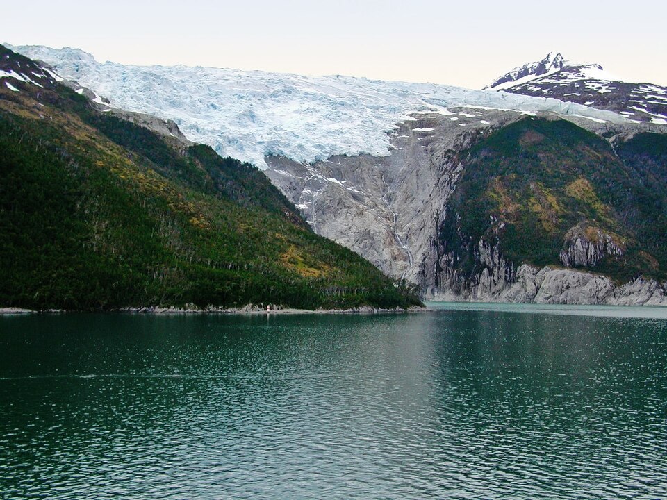 A glacier at Beagle Channel in southern Chile