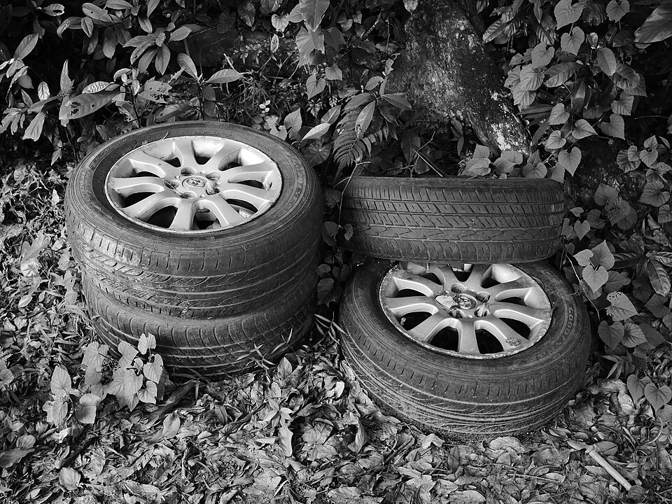 A tire for a car
