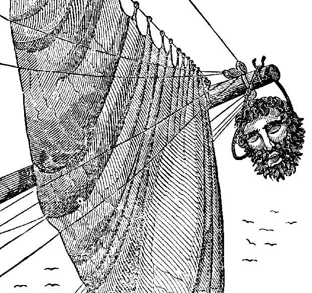 The pirate Blackbeard's head was displayed as a trophy after his death