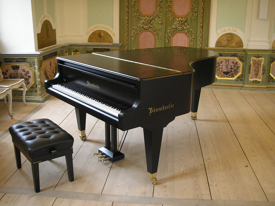 A Boesendorfer grand piano