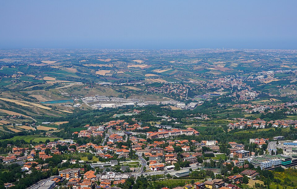 View of a place called Borgo Maggiore