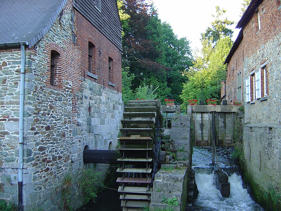 Watermill of Braine-le-Château, Belgium (12th century)