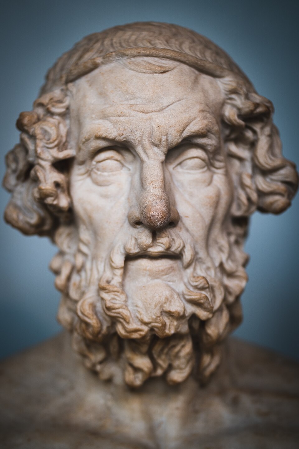 Bust of Homer in the British Museum