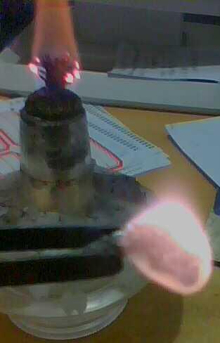 Arsenic burning in the air