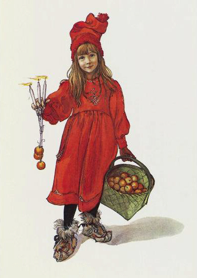 "Brita as Iduna" (1901) by Carl Larsson