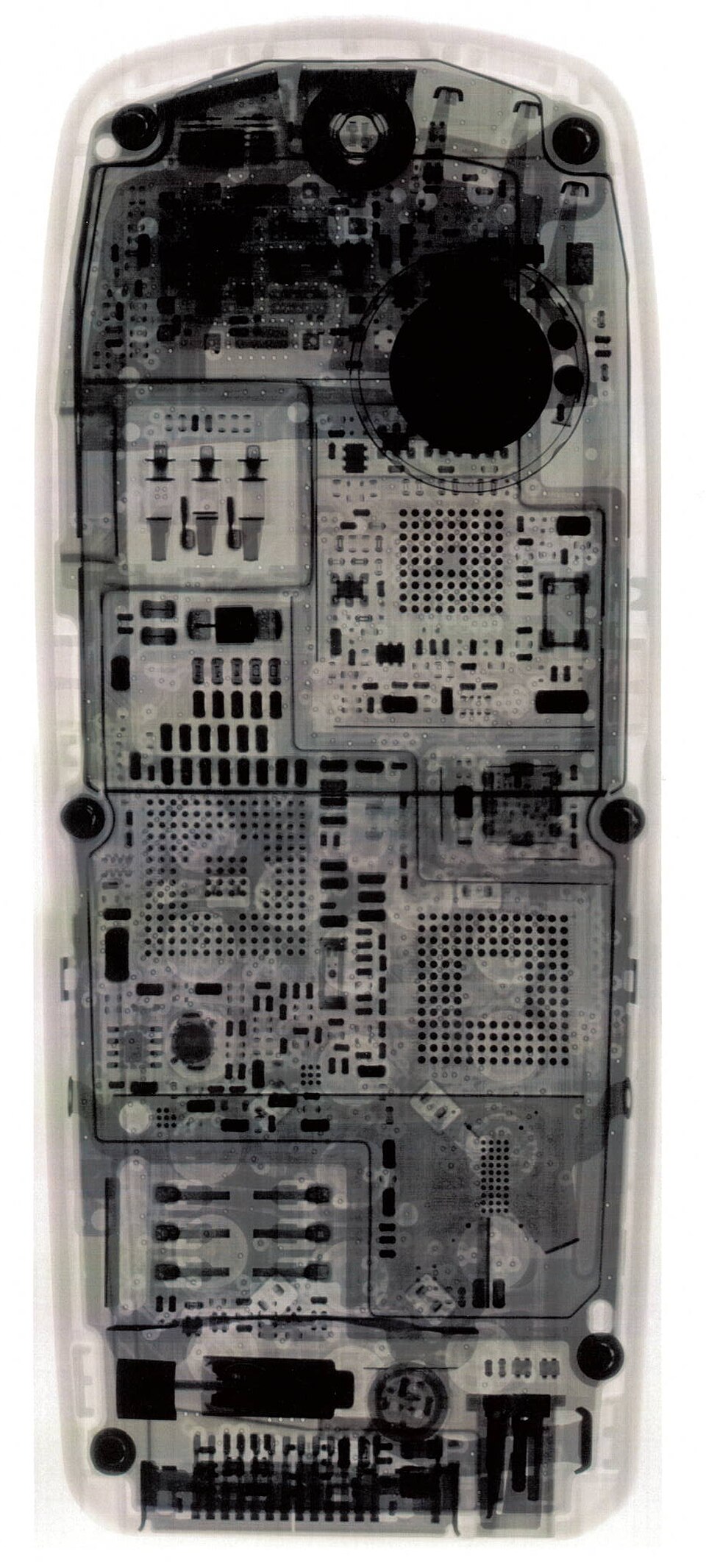 Inside a mobile phone