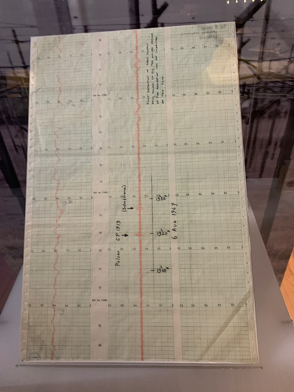 Jocelyn Bell Burnell's chart