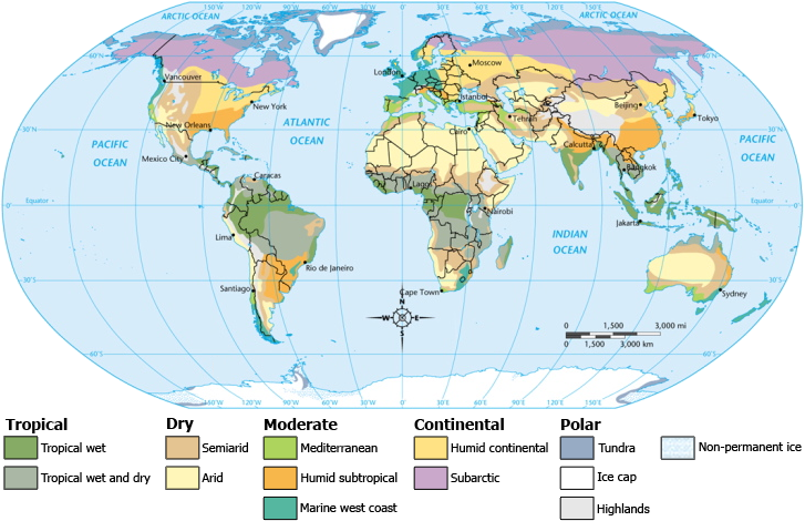 Worldwide Climate Classifications