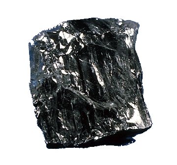 A piece of high-quality anthracite coal