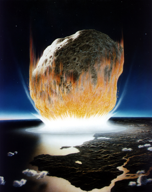 An asteroid could have hit the Earth.