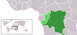 {{legend|#0d0|Republic of the Congo}}{{legend|#090|Democratic Republic of the Congo}}