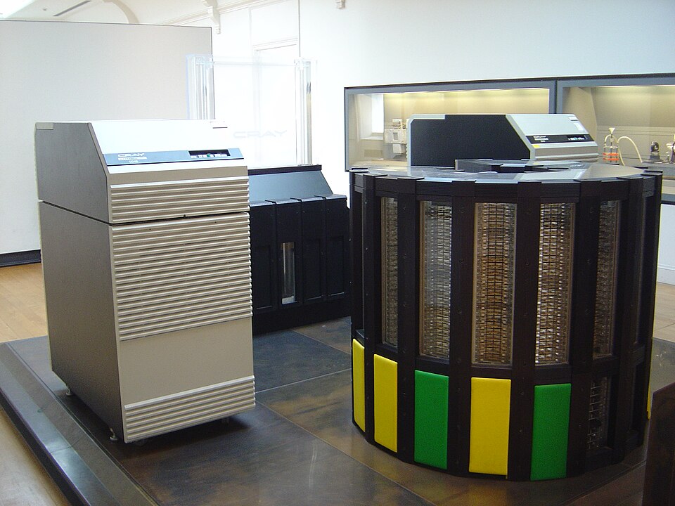 The Cray-2, the world's fastest supercomputer from 1985 to 1989