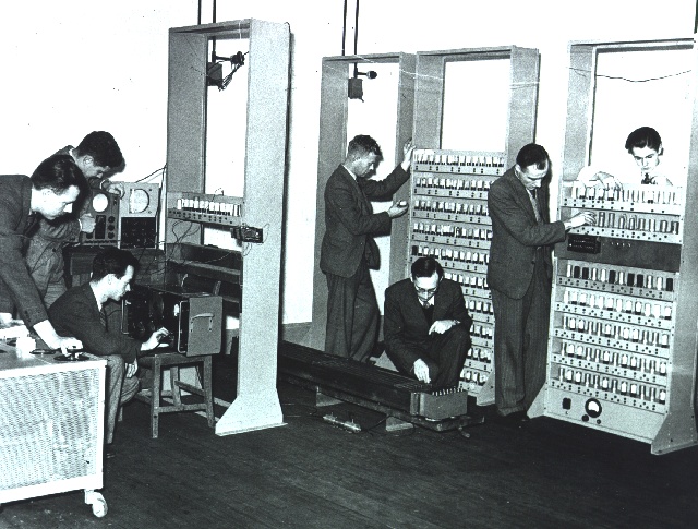 An early user interface.