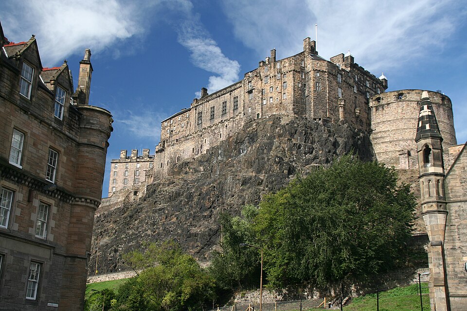Edinburgh Castle stands on an extinct volcano.