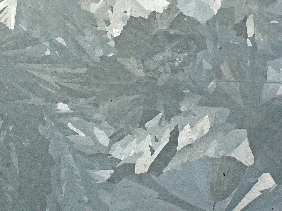 A hot-dipped galvanized item