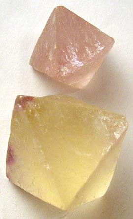 Fluorite crystals, the "ore" of fluorine