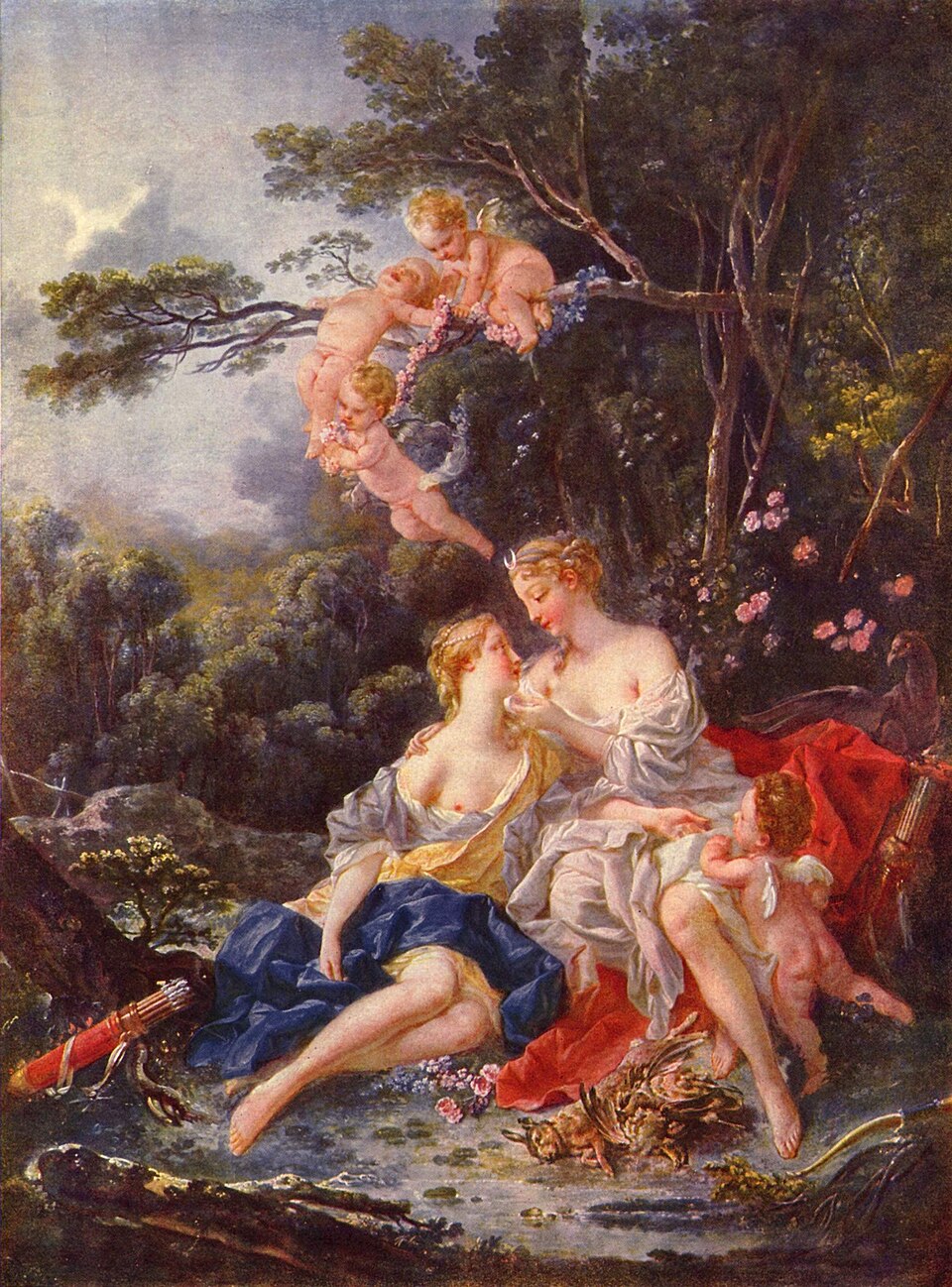 Kallisto and Zeus as Artemis.