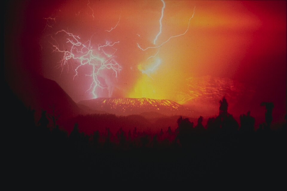 There could have been many large volcano eruptions.