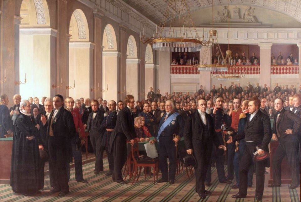 Meeting to write the constitution, 1848