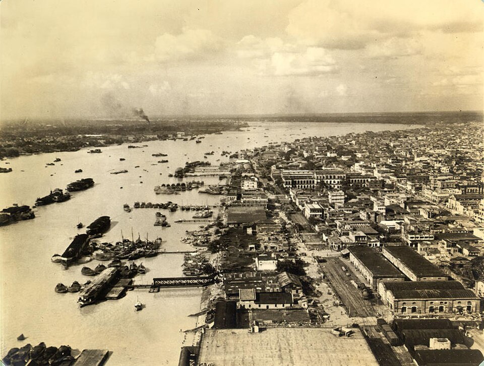 Calcutta, shown here in 1945, was an important port during World War II.