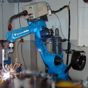Industrial robot, used for welding