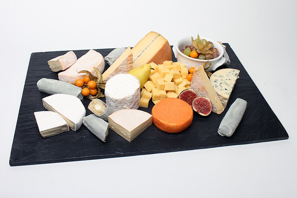 International Cheeses on the board