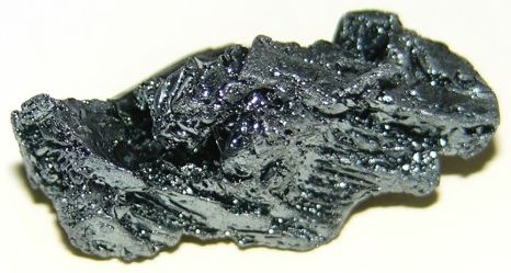 A large iodine crystal