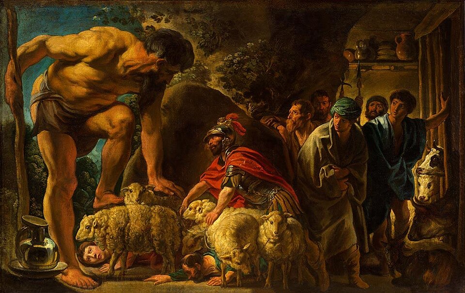 Odysseus in Polyphemus's cave