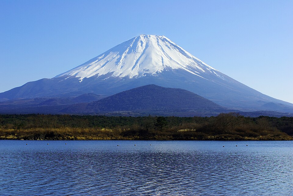Mount Fuji, an active stratovolcano in Japan that last erupted in 1707–08