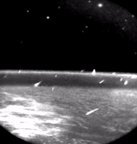 meteors falling to Earth