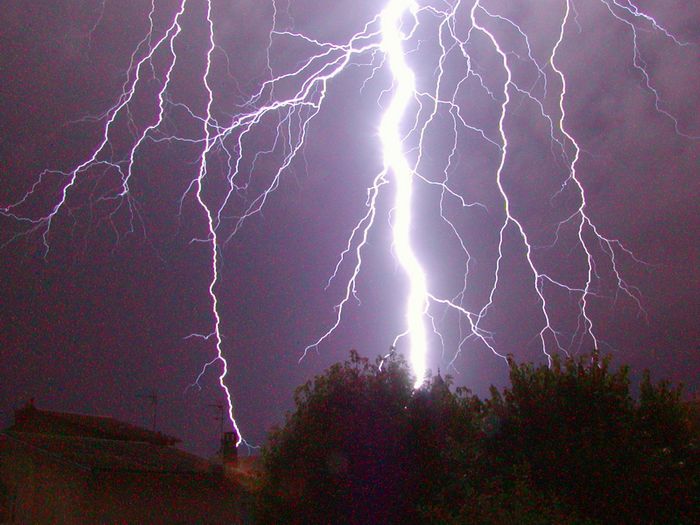 100 bolts of lightning hit the earth every second.