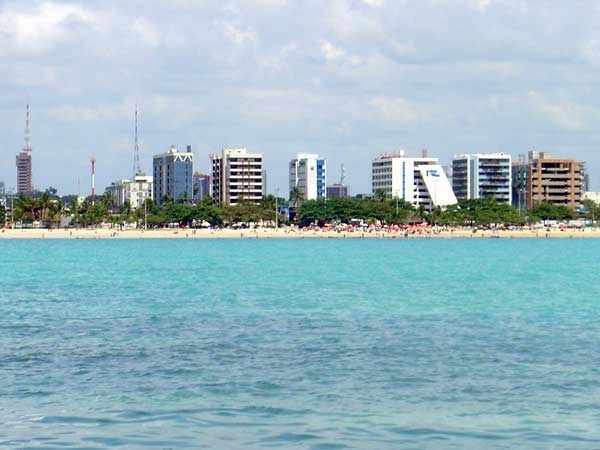 Maceio skyline from Pajussara beach