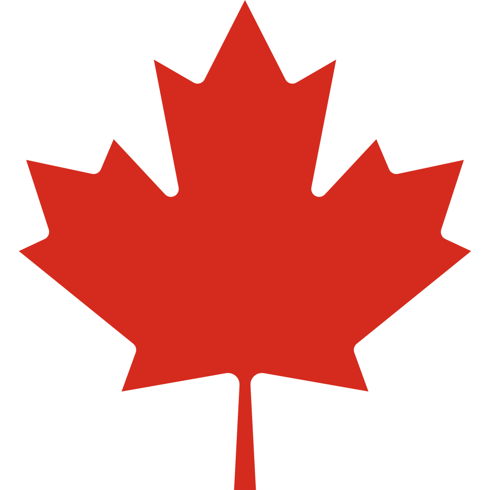 The maple leaf is official symbol of Canada