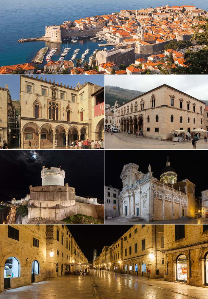 the walled city of Dubrovnik (Ragusa)