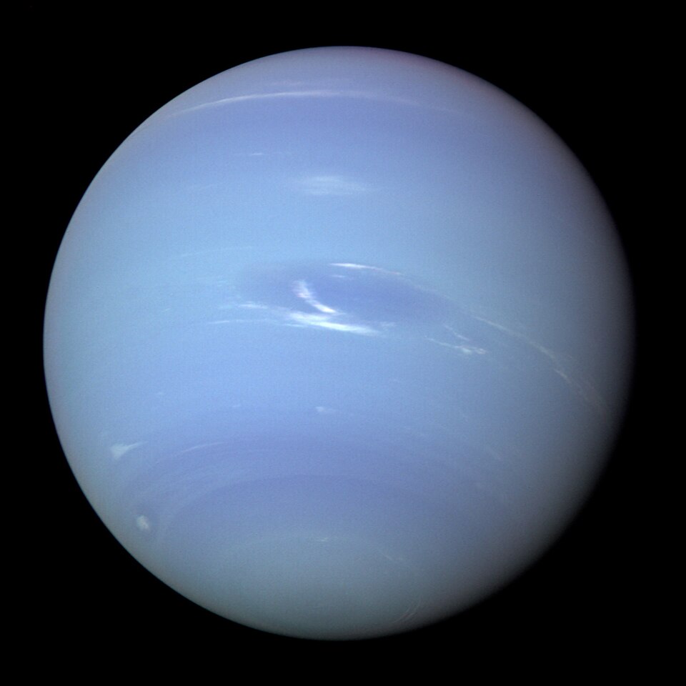 The planet Neptune, which neptunium is named after