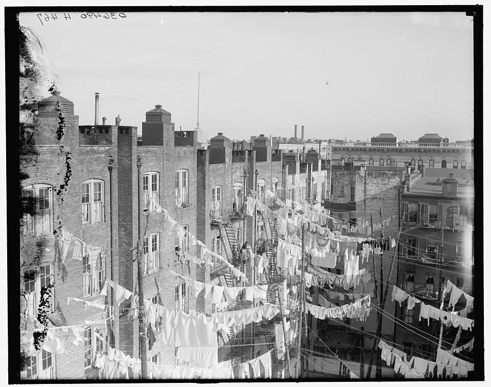 Old tenements in Manhattan.