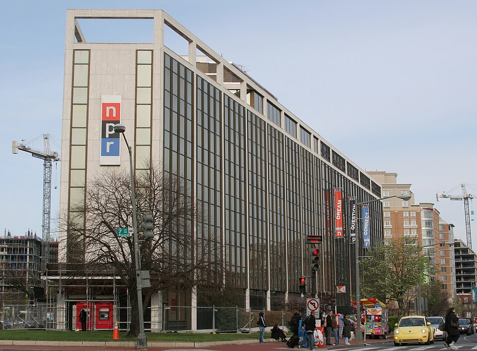 National Public Radio headquarters, located at Mount Vernon Square
