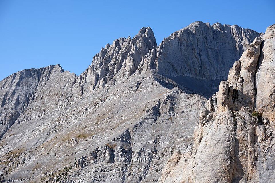 Mount Olympus in Greece