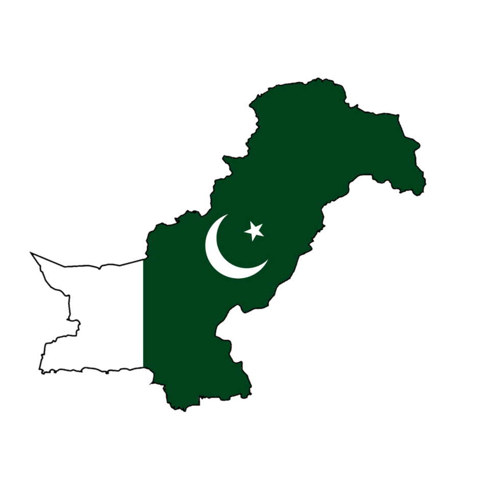 This is Pakistan flag map with Kashmir location map.