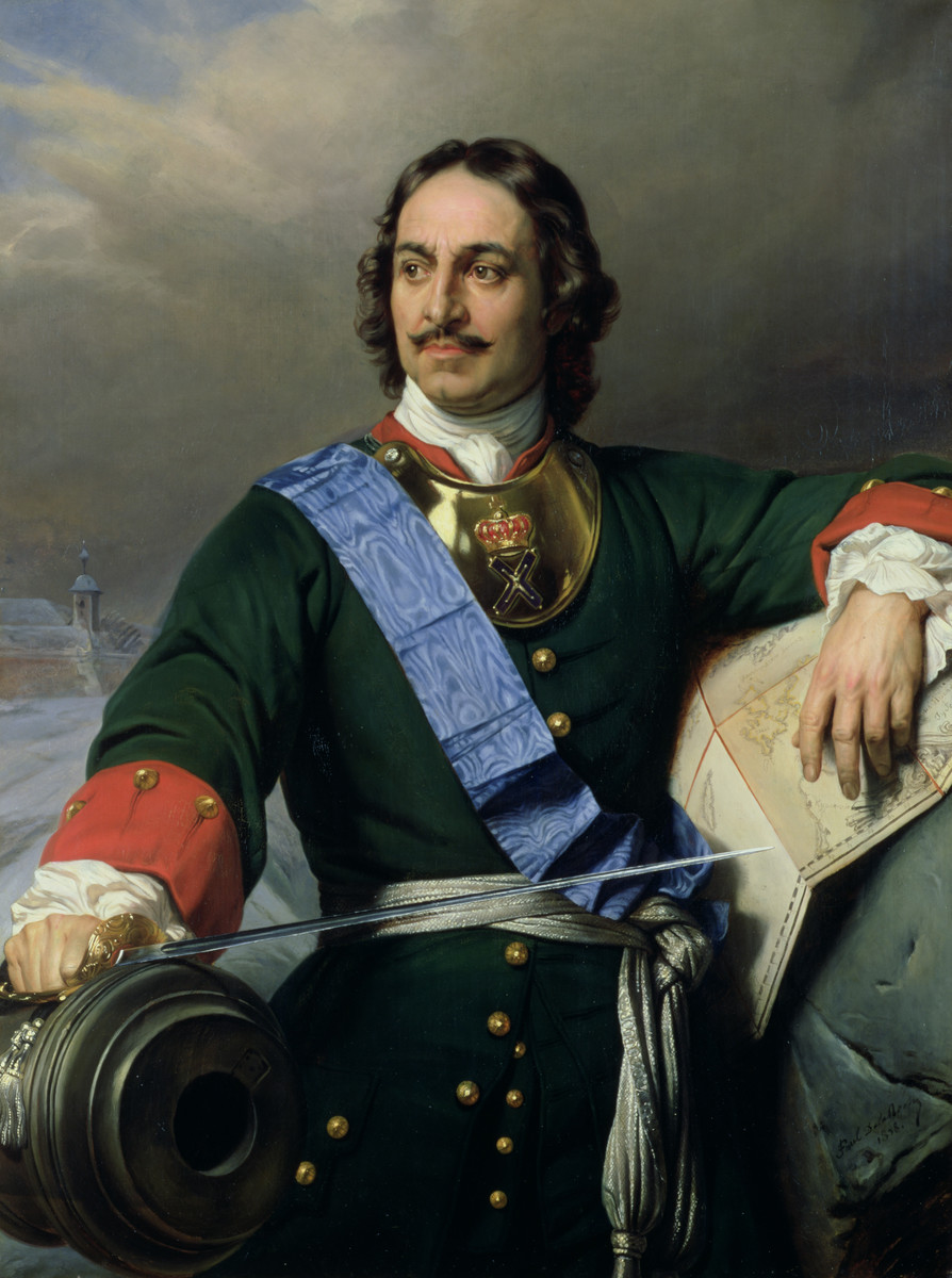 Peter the Great proclaimed the Russian Empire in 1721.