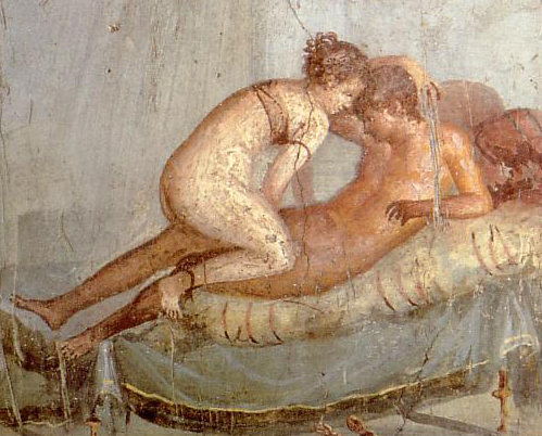 Mural in a house in Pompeii, 1st century AD.