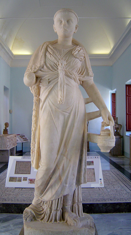 Roman statue of a priestess of Isis from the 2nd Century C.E.