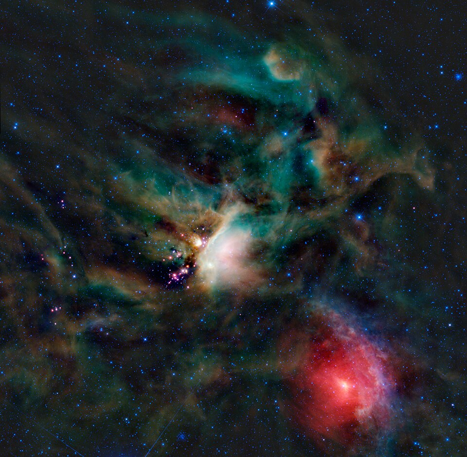 The dark nebula Rho Ophiuchi cloud complex