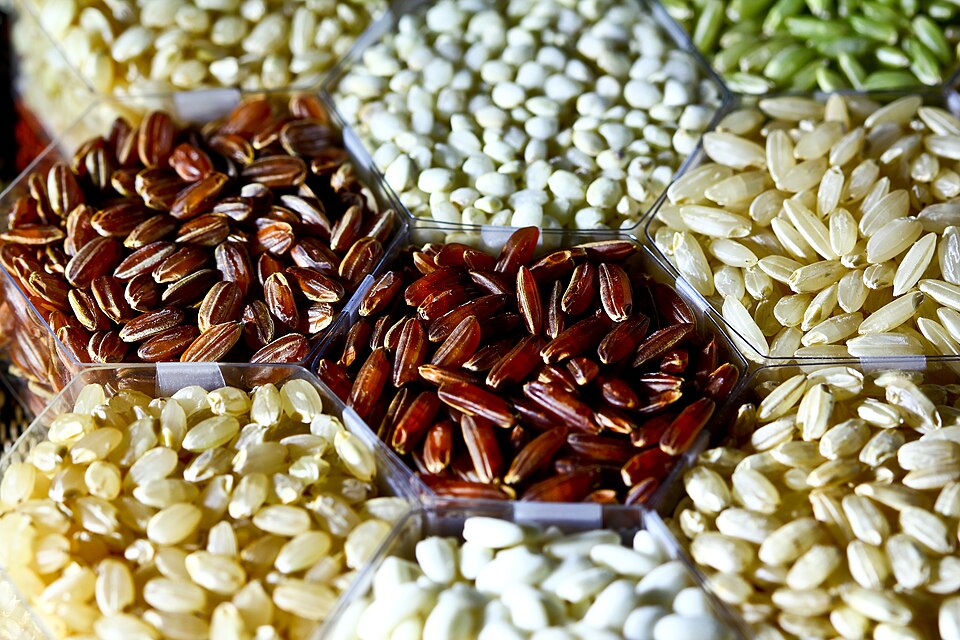 Rice can come in many shapes, colours and sizes